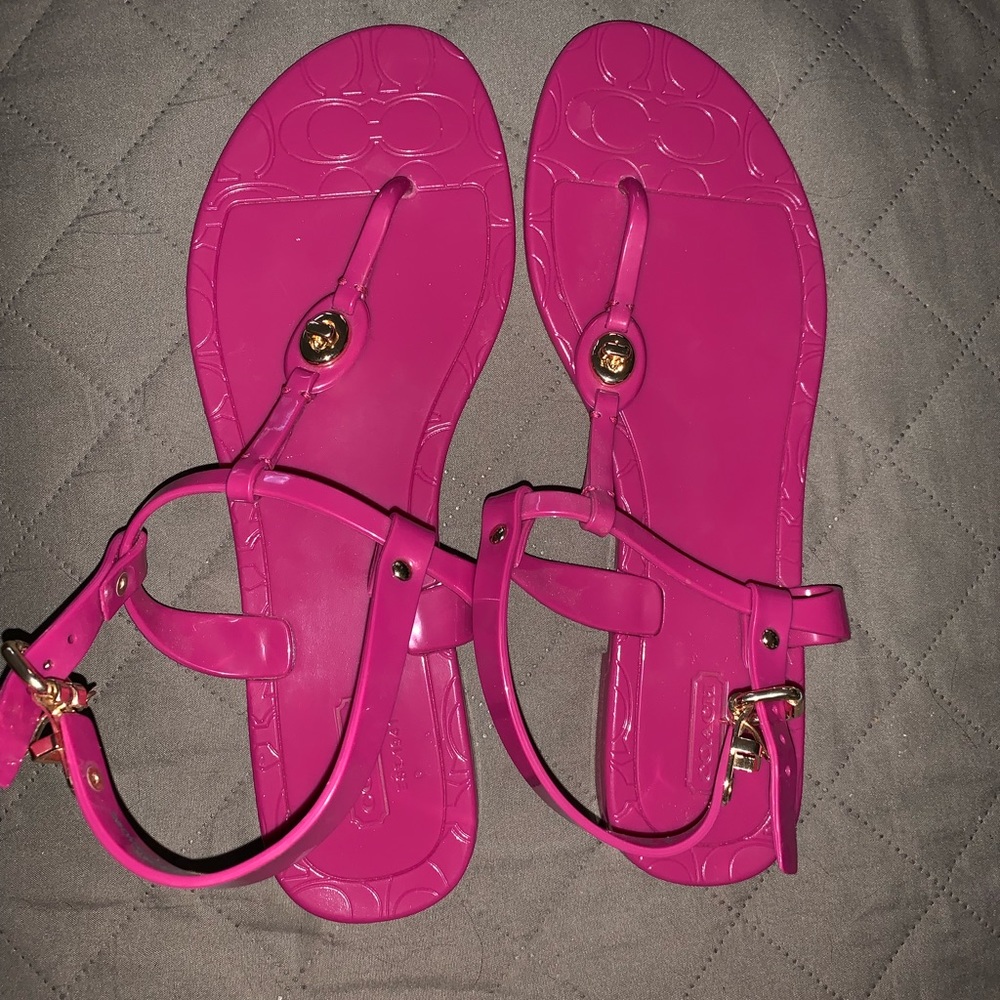 Coach Piccadilly Ankle Strap Sandel Pink